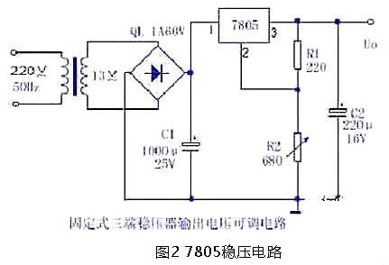 三端稳压管接线图 三端稳压管的接线图