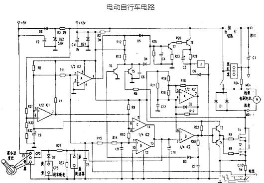 电动自行车电路图 电动自行车电路图