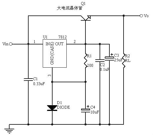7812稳压电源电路图 /><br />
</span> 
</p>
<p>
	<span style= 7812稳压电源电路图