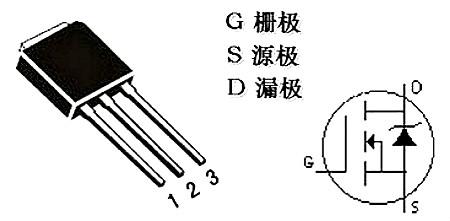 MOS管三个引脚实物图 MOS管三个引脚实物图