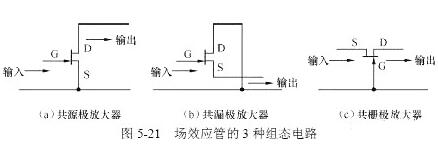 场效应管放大电路图 场效应管放大电路图