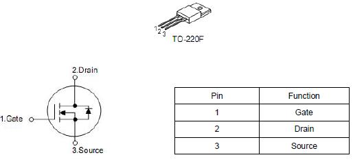 10n60场效应管参数 9.5A/600V 10n60场效应管参数 9.5A/600V