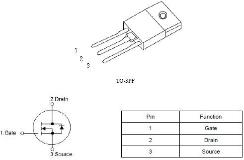 MOS管KNX42150A 2.8A 1500V MOS管KNX42150A 2.8A 1500V
