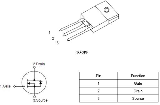 变频器mos管,KNX42150A,2.8A/1500V 变频器mos管,KNX42150A,2.8A/1500V