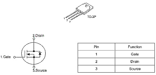 MOS管,KNH8150A,30A/500V MOS管,KNH8150A,30A/500V