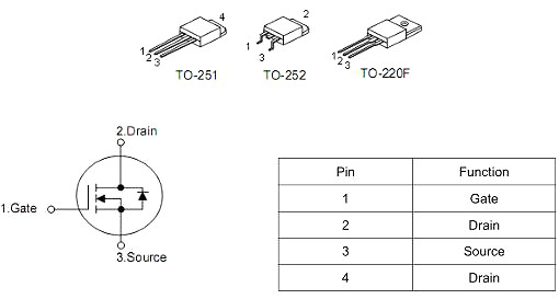 MOS管,6N70,KIA6N70H,5.8A/700V MOS管,6N70,KIA6N70H,5.8A/700V