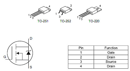 3-4串保护板MOS管,50A/ 30V,50N03 3-4串保护板MOS管,50A/ 30V,50N03