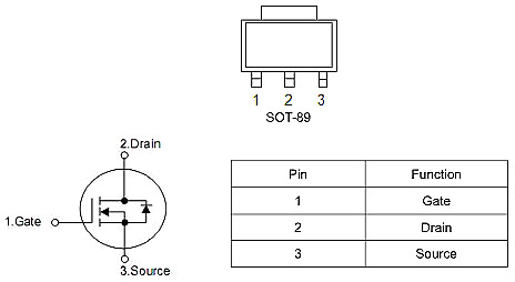 KIA5610A,7A/100V,SOT-89 KIA5610A,7A/100V,SOT-89