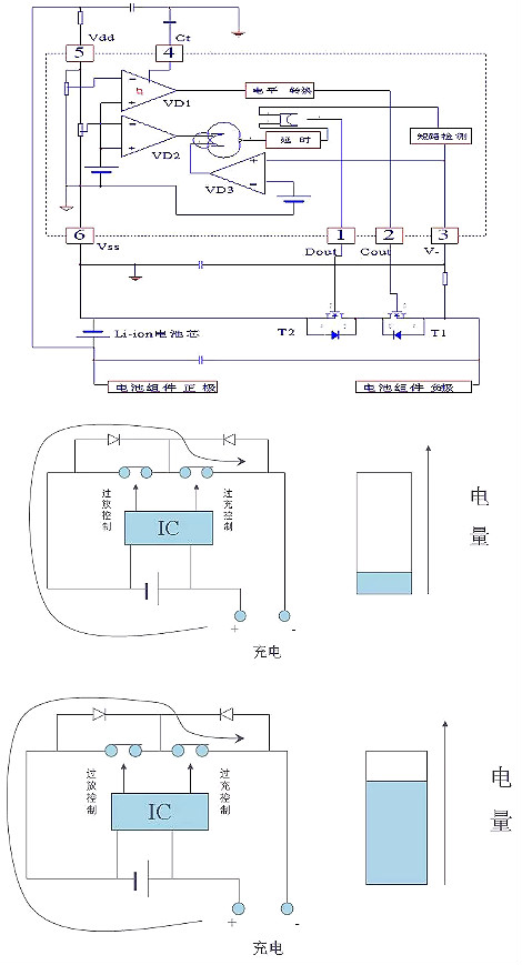 电池保护板原理图 电池保护板原理图