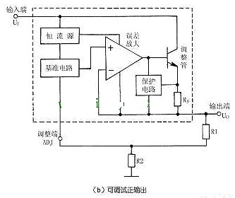 三端稳压管内部电路图 三端稳压管内部电路图