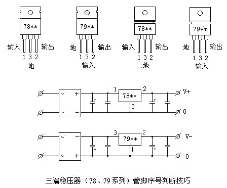 三端稳压管内部电路图 三端稳压管内部电路图