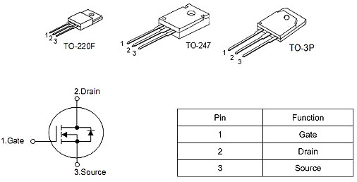 MOS管,20N50,20A/500V MOS管,20N50,20A/500V