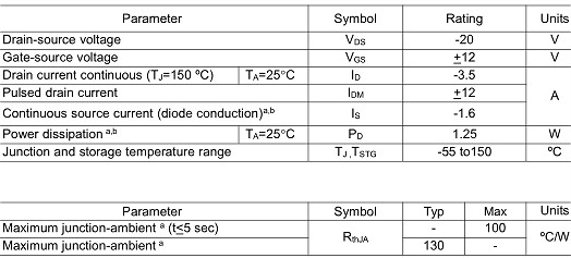 MOS管,KIA2305,-3.5A/-20V MOS管,KIA2305,-3.5A/-20V
