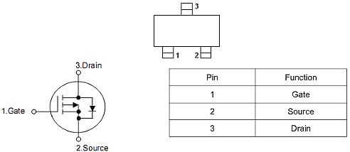 MOS管,KIA2305,-3.5A/-20V MOS管,KIA2305,-3.5A/-20V