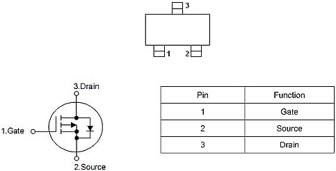 MOS管,-4.1A/-30V,KIA3407 MOS管,-4.1A/-30V,KIA3407