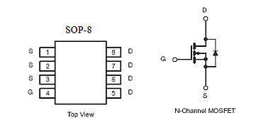 MOS管,KIA4610A,7.5A/100V MOS管,KIA4610A,7.5A/100V