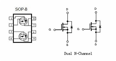 MOS管,KNE4603A2,7A/30V MOS管,KNE4603A2,7A/30V