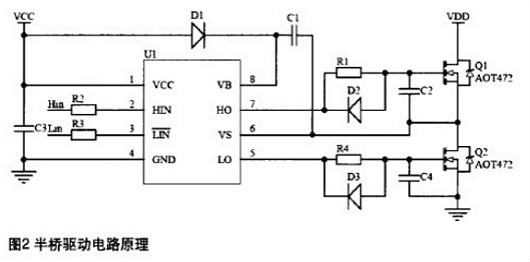 MOSFET半桥驱动电路 MOSFET半桥驱动电路
