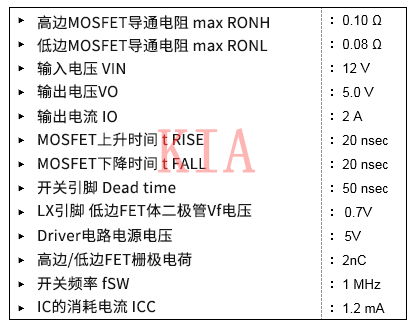 电源IC 损耗 电源IC 损耗