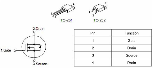 N型MOS管 60V25A TO-252 KNX7606A场效应管原厂-KIA MOS管 N型MOS管 60V25A TO-252 KNX7606A场效应管原厂-KIA MOS管