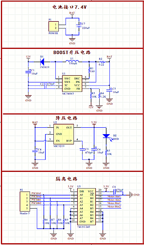 驱动芯片和MOS管搭建大电流H桥电机驱动电路-KIA MOS管 驱动芯片和MOS管搭建大电流H桥电机驱动电路-KIA MOS管