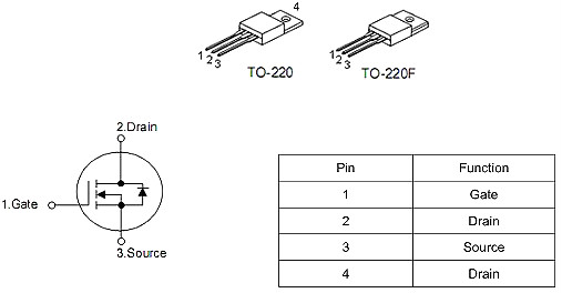 20A 500V场效应管 TO-220 KNX7150A MOS管原厂原装-KIA MOS管 20A 500V场效应管 TO-220 KNX7150A MOS管原厂原装-KIA MOS管