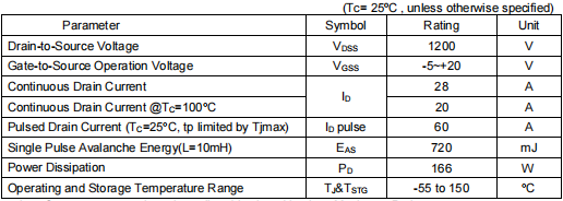 80n120参数,KSZ080N120A 80n120参数,KSZ080N120A