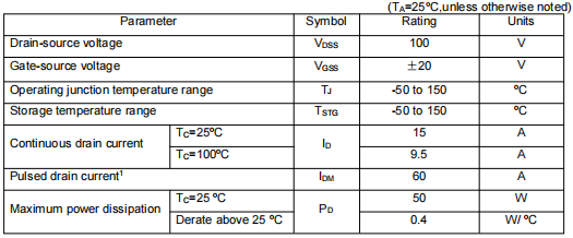 STP14NF10,KIA6410A参数 STP14NF10,KIA6410A参数