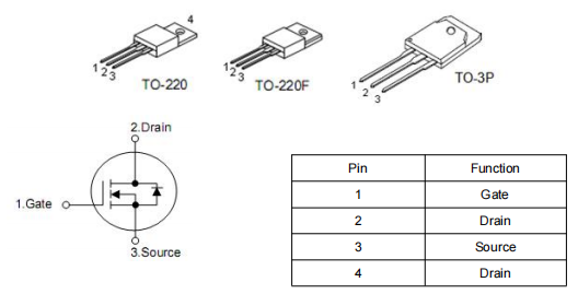 7150场效应管,20A 500V,KNH7150A 7150场效应管,20A 500V,KNH7150A