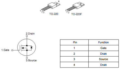 逆变器mos管,500v15a,KNX6650A场效应管中文资料-KIA MOS管 逆变器mos管,500v15a,KNX6650A场效应管中文资料-KIA MOS管