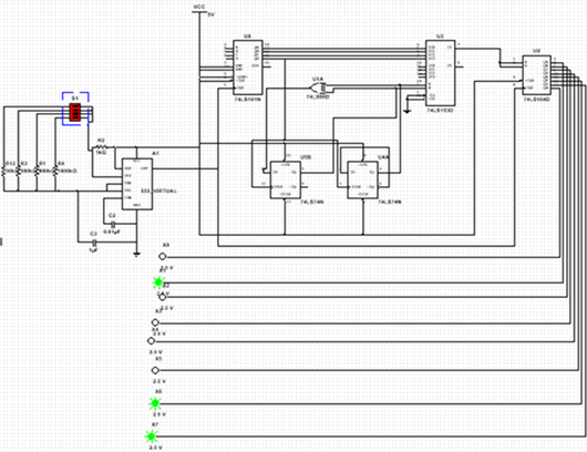 彩灯控制电路 彩灯控制电路
