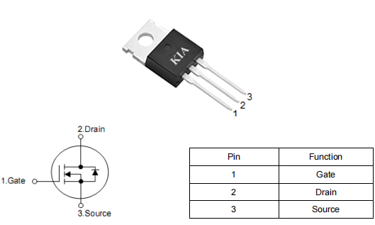 逆变器mos管,40a300v场效应管,KNP9130B参数引脚图-KIA MOS管 逆变器mos管,40a300v场效应管,KNP9130B参数引脚图-KIA MOS管