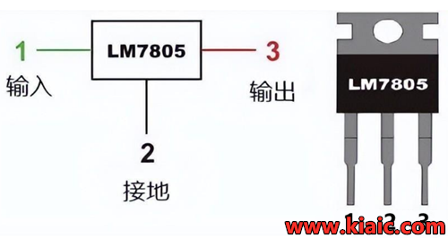 7805三端稳压器 7805三端稳压器