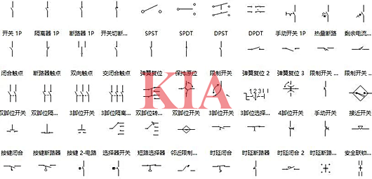 电路图开关符号 电路图开关符号