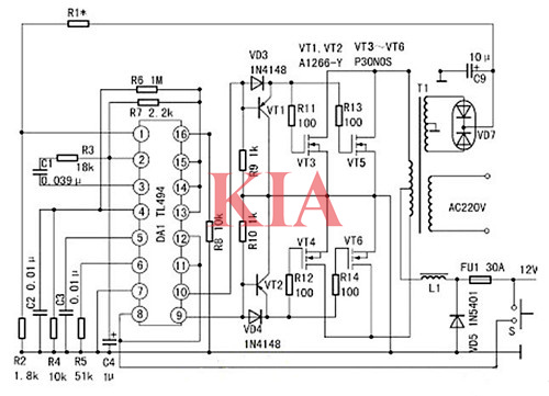 tl494逆变器电路 tl494逆变器电路